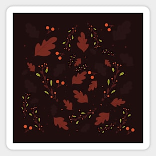 Leaves pattern Magnet